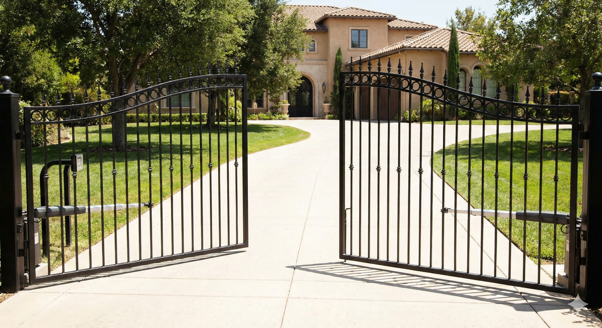 Swing gate opener system