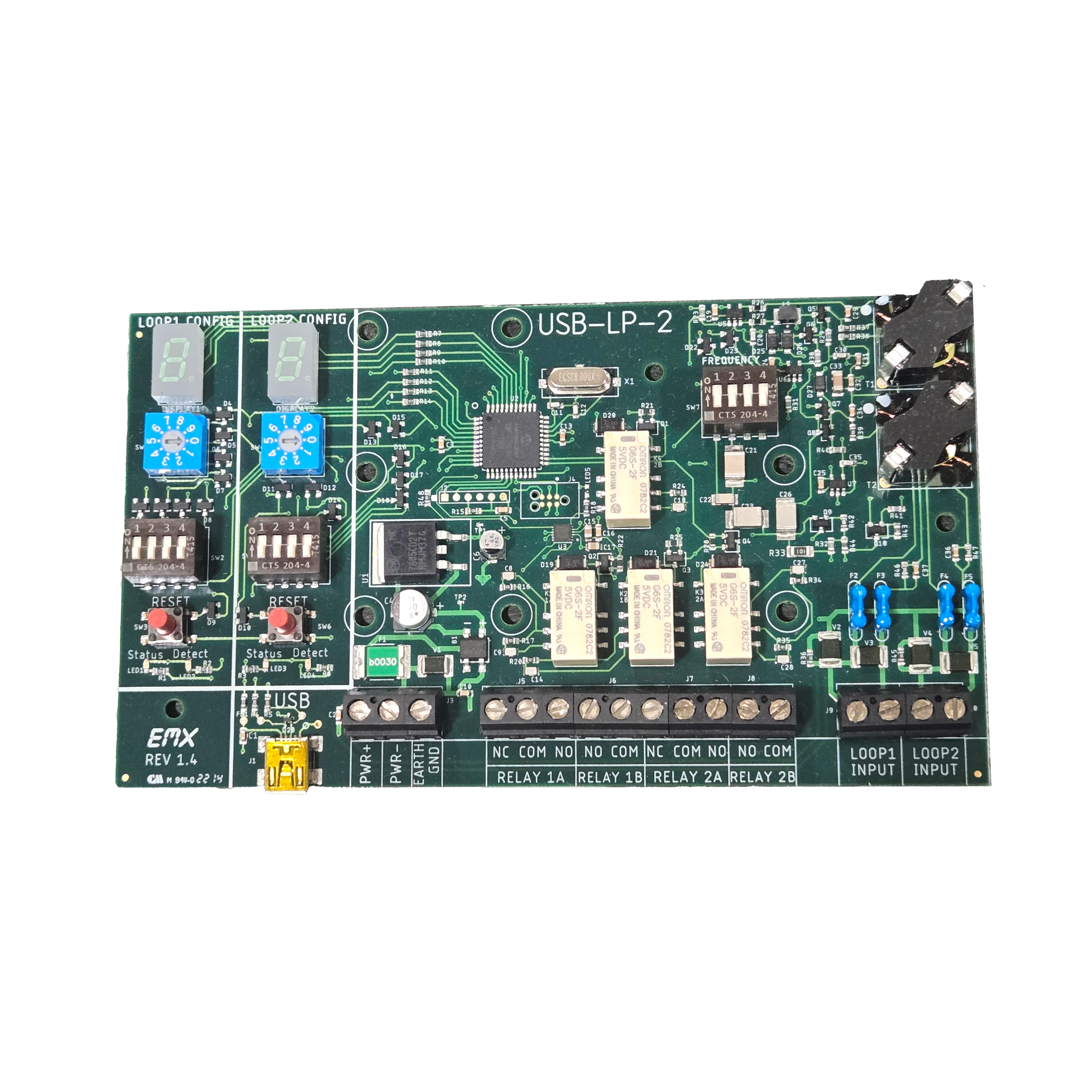 Dual-Channel Loop Detector - USB-LP-2