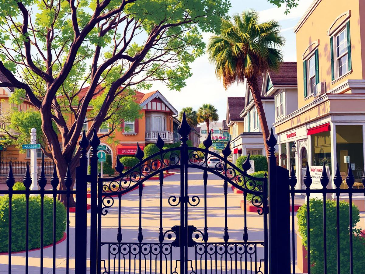 Highland Park Los Angeles with Craftsman bungalows and York Boulevard storefronts