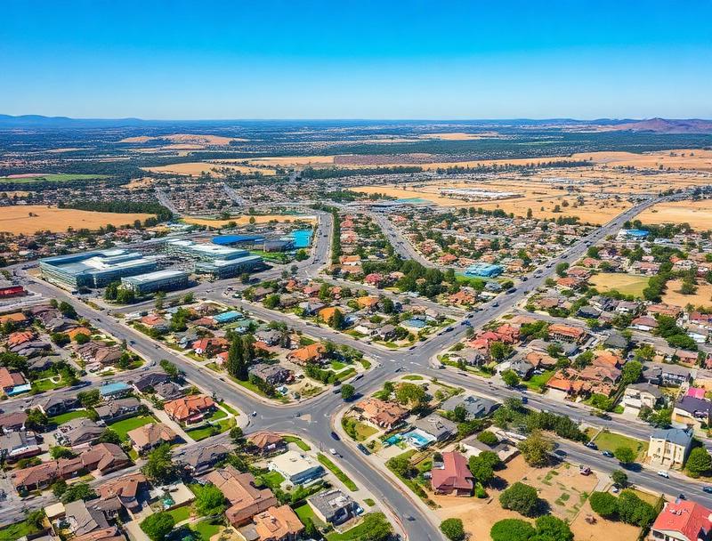 Diverse residential community in the La Sierra neighborhood of Riverside, California near the Galleria at Tyler
