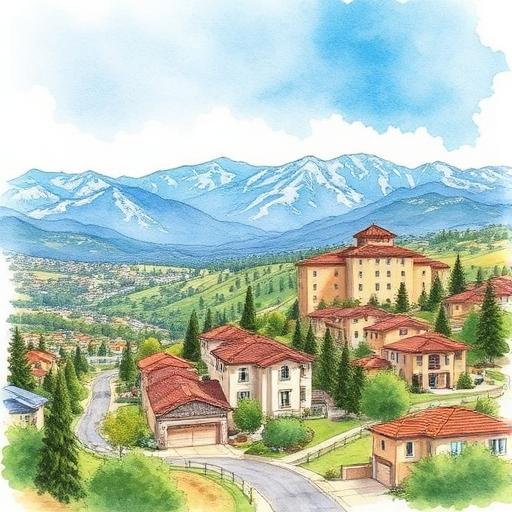 Mountain Village Ontario foothill homes with San Gabriel Mountain views