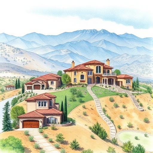 North Rancho Cucamonga foothill homes with San Gabriel Mountain views